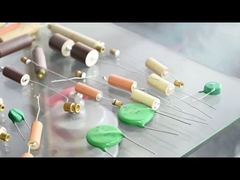 24kV 150pF ζωντανή γραμμή κεραμικού πυκνωτή που χρησιμοποιείται σε μονωτή κεραμικό ραβδί προσαρμοσμένη διάσταση