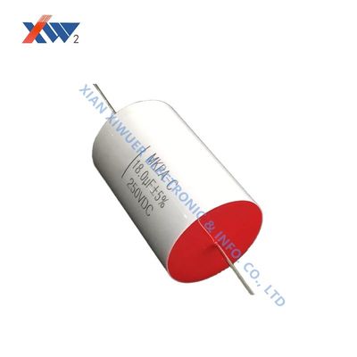 Καλή τιμή Πυκνωτής ταινιών 250VDC 18uF Mkp, αξονικός πυκνωτής ταινιών για τον ομιλητή online