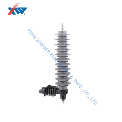 Καλή τιμή 12KV 33kv Συνεχιστής υψηλής τάσης τύπου σταθμού ηλεκτρικής ενέργειας προστασία από υπερεμπόδιση από πολυμερές οξείδιο μετάλλου Συνεχιστής κεραυνών online