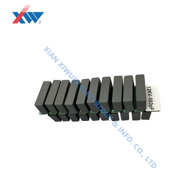 Καλή τιμή Πλαστικός πυκνωτής ταινίας 12kV 500pF καλυμμένος με μεταλλικά ηλεκτρόδια με υψηλή αντίσταση μόνωσης online